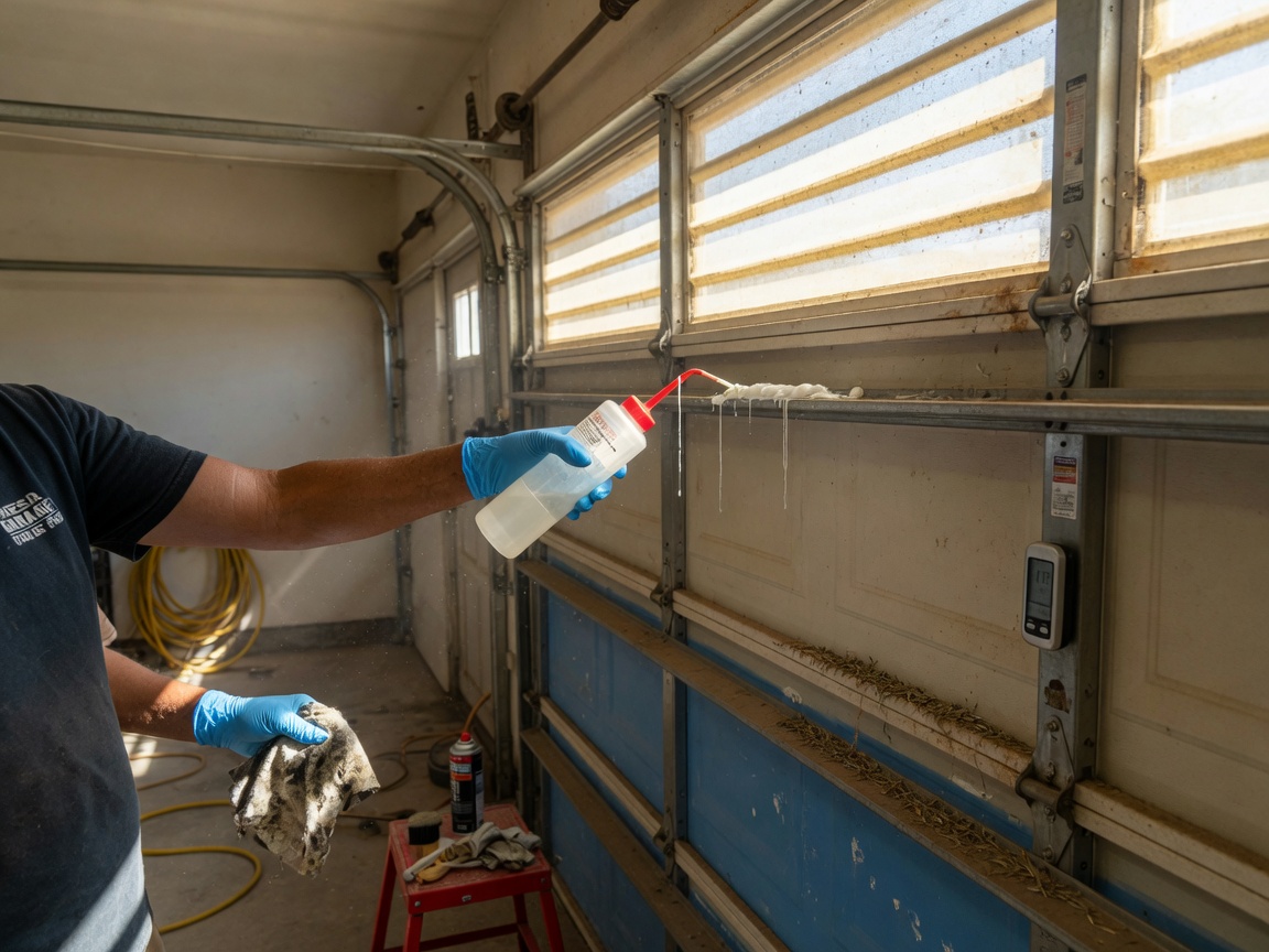 How to Lubricate Garage Door Tracks in Arizona Heat