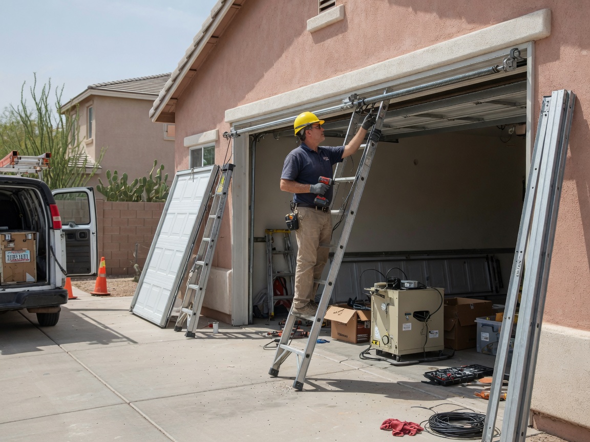 Residential Garage Door Repair & Installation in Falcon Field Area