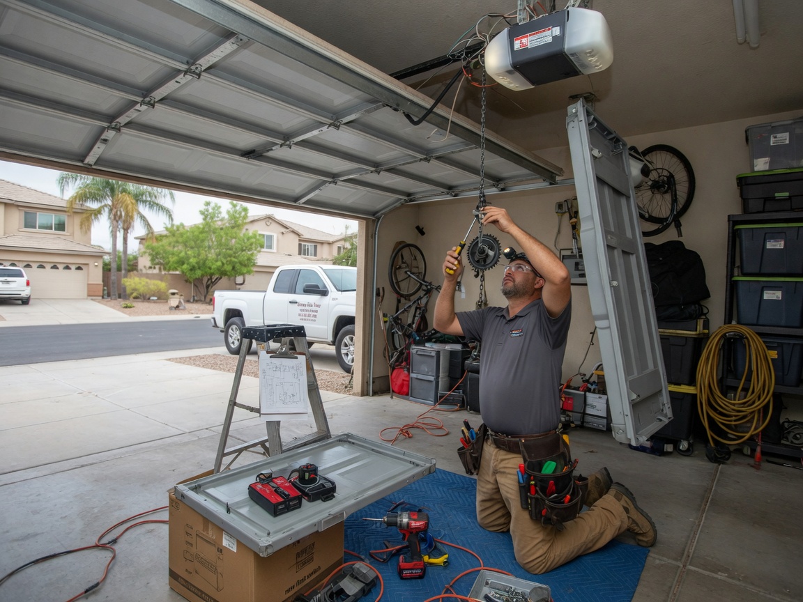 Residential Garage Door Repair & Installation in Sunland Springs Village