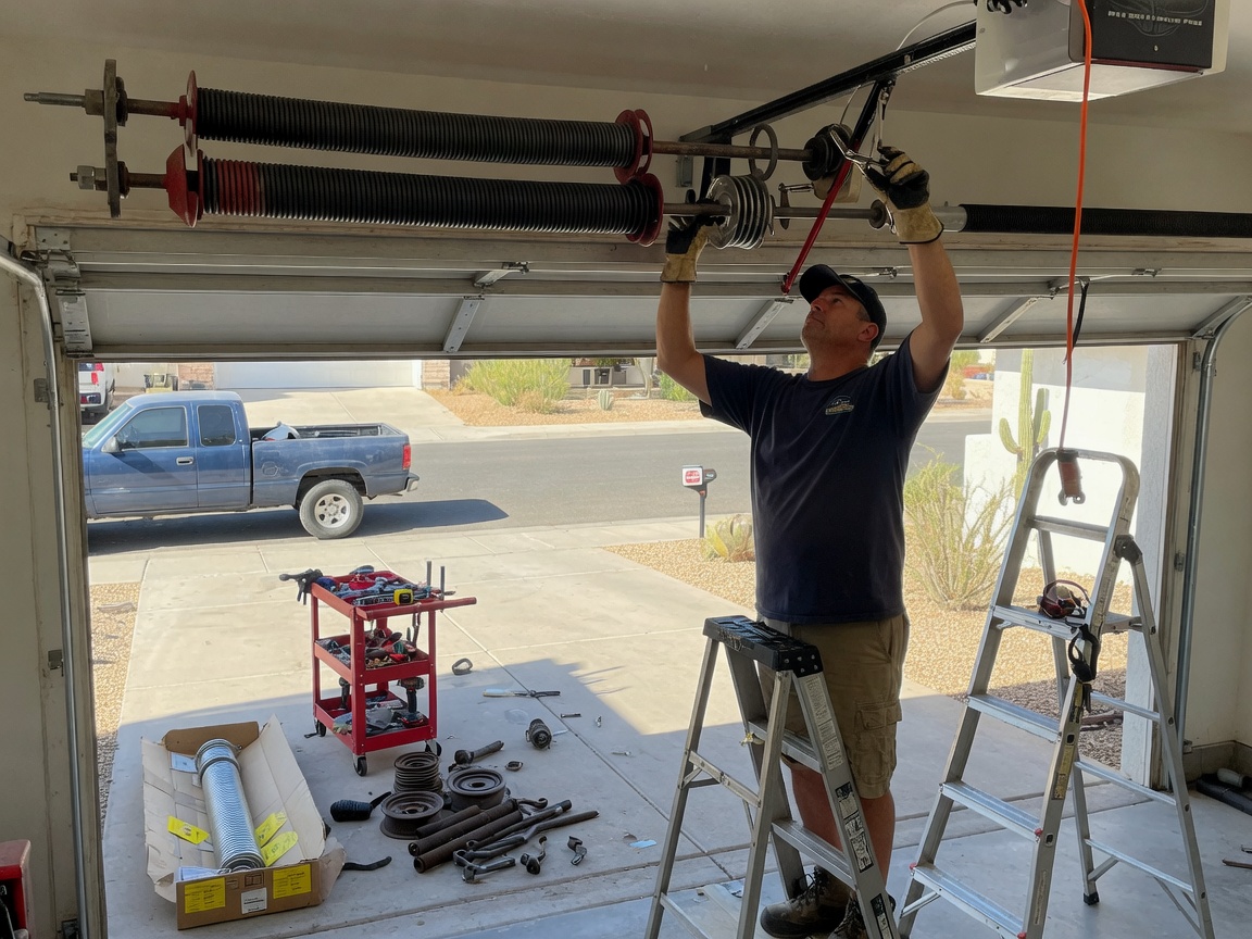 Residential Garage Door Repair & Installation in North Mesa